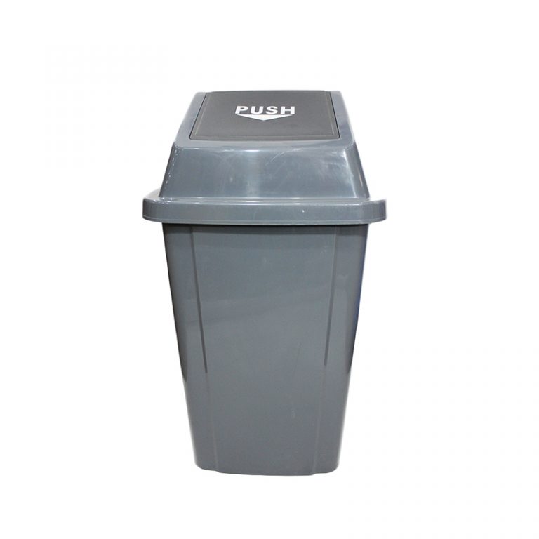 Plastic Dustbins with Push Lids Nilvac Enterprises